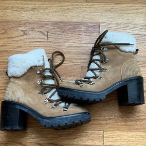 Marc Fisher Mldaven Tan Snow Boots size 6